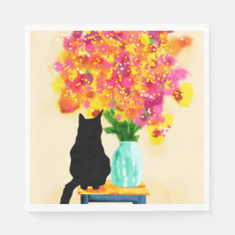 Mysigt hörndiagram pappersservett