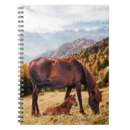 Mysigt höst anteckningsbok