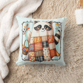 Mysigt Höstårtpatchwork Quilt Kudde