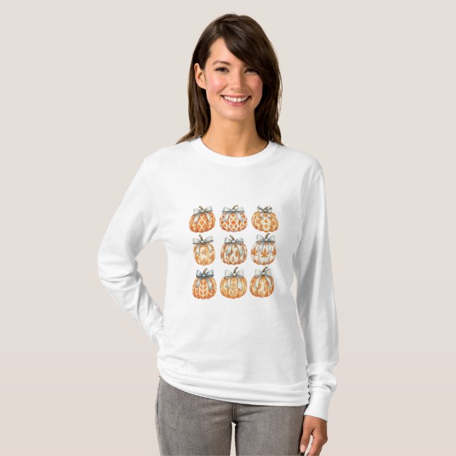 Mysigt höstpump t shirt (Hel framsida)