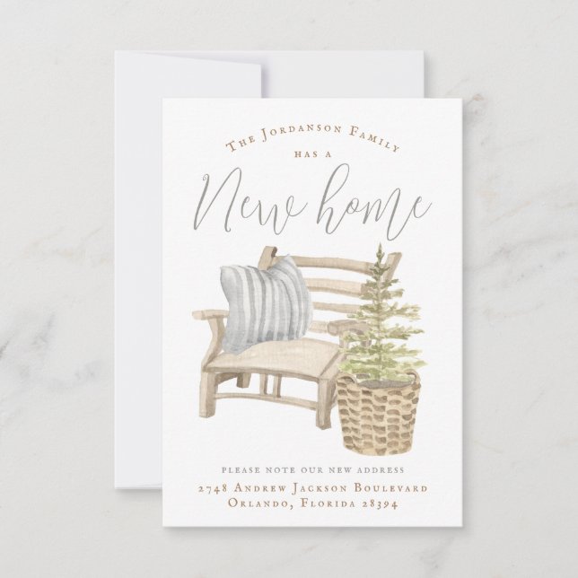 Mysigt House Flytta Notice Inbjudningar (Framsida)