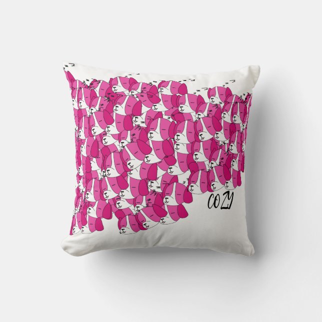 Mysigt Hund Pillowcase Kudde (Framsida)