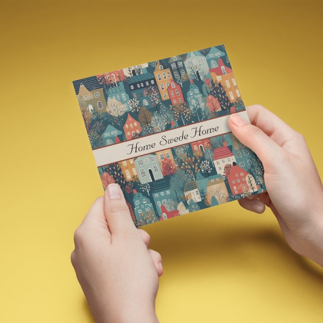 Mysigt Hygge Village Nordic FolArt, anpassningsbar (Skapare uppladdad)