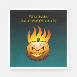 Mysigt Jack o'lantern Halloween Pumpkin Pappersservett