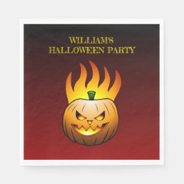 Mysigt Jack o'lantern Halloween Pumpkin Pappersservett