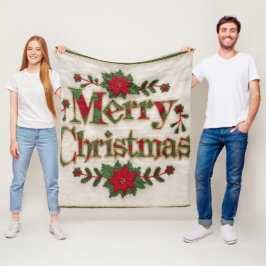 Mysigt jul: Broied Fleece Blankets