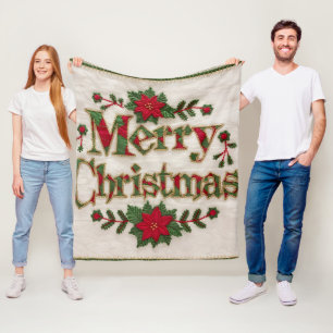 Mysigt jul: Broied Fleece Blankets