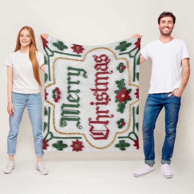 Mysigt jul: Broied Fleece Blankets (På plats)