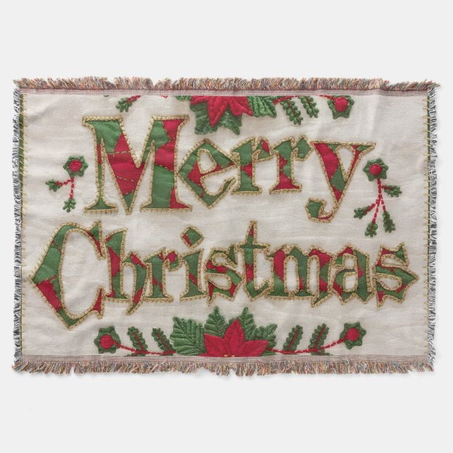 Mysigt jul: Broied Fleece Blankets Filt (Framsidan)