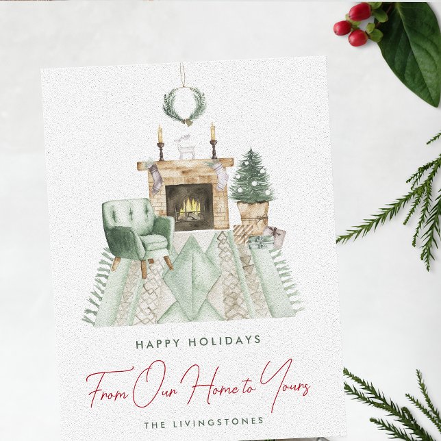 Mysigt jul från vårt hem till dina julkort (Skapare uppladdad)