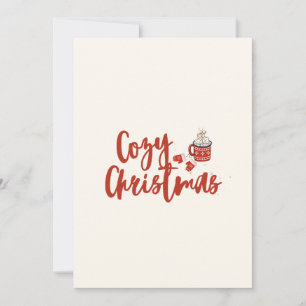 Mysigt jul: Hett Cocoa & Mittens design Julkort
