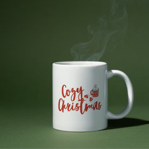 Mysigt jul: Hett Cocoa & Mittens design Kaffemugg