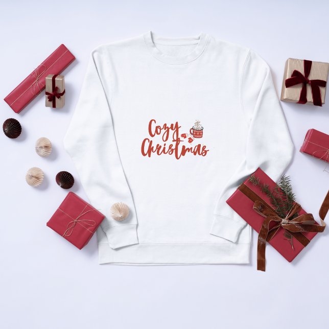 Mysigt jul: Hett Cocoa & Mittens design T Shirt (Skapare uppladdad)