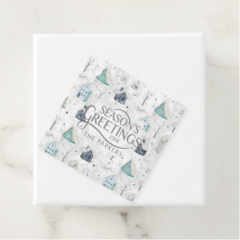 Mysigt jul-ID985 Gåvor Etiketter