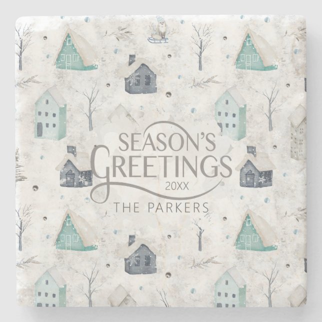 Mysigt jul-ID985 Stenunderlägg (Framsidan)