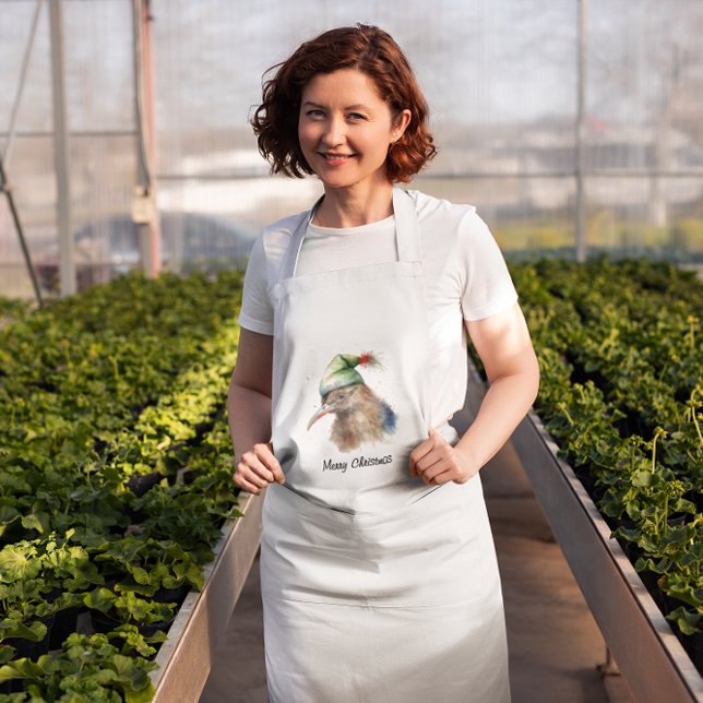 Mysigt jul Kiwi, anpassningsbar Förkläde (Skapare uppladdad)