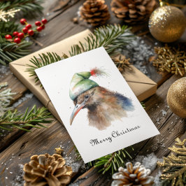 Mysigt jul Kiwi, anpassningsbar Inbjudningar