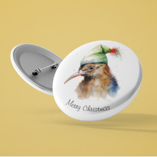 Mysigt jul Kiwi, anpassningsbar Knapp