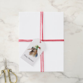 Mysigt jul Kiwi, anpassningsbar Presentetikett
