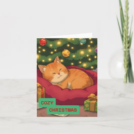 Mysigt jul med en kute helgkort