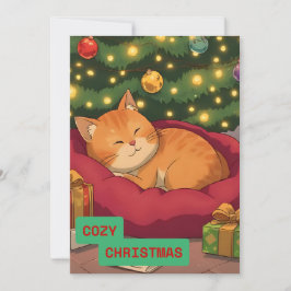 Mysigt jul med en kute julkort
