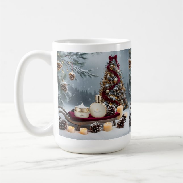 Mysigt jul Mugg: Varm upp med Festive Cheer Kaffemugg (Vänster)