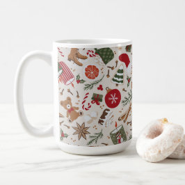 Mysigt jul och plats kaffemugg