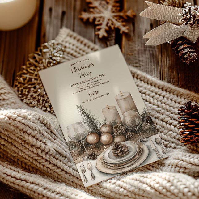 Mysigt julafton inbjudningar (Skapare uppladdad)