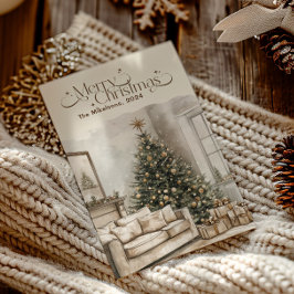 Mysigt julafton julkort