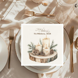 Mysigt julafton pappersservett