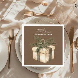 Mysigt julafton pappersservett