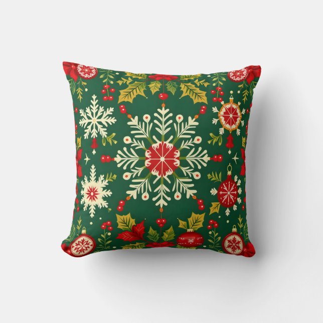 Mysigt julafton Pillow Cushion Kudde (Framsida)
