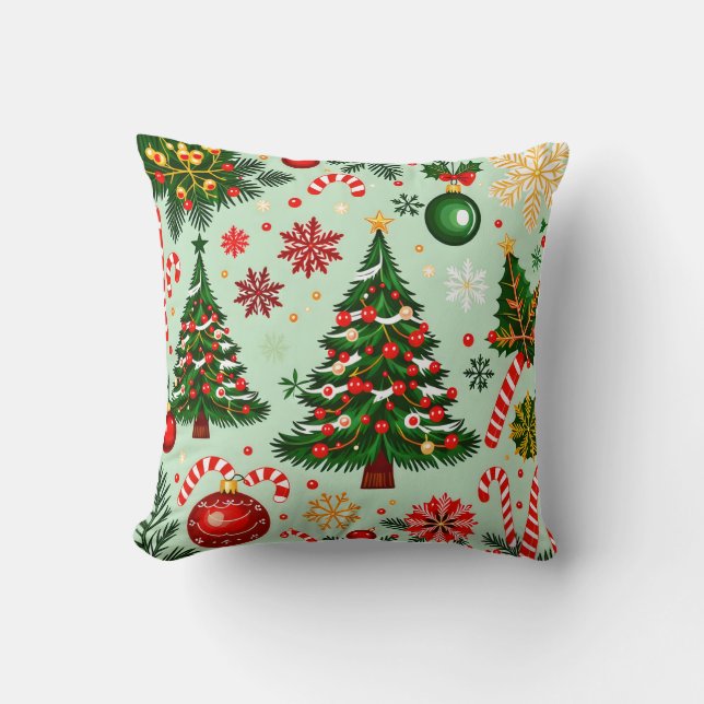 Mysigt julafton Pillow Cushion Kudde (Framsida)