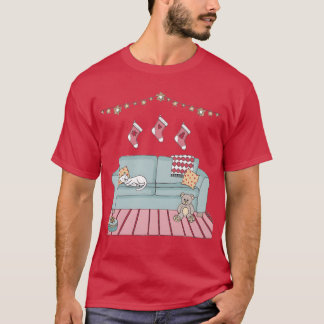 Mysigt julfamilj t shirt