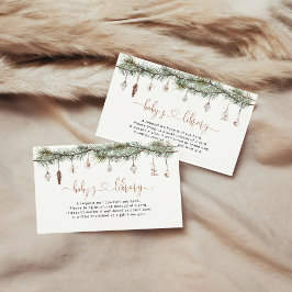 Mysigt julkort för Bokar för baby Tilläggskort