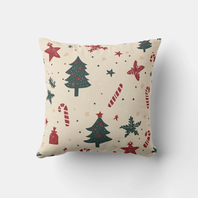 Mysigt julkudde kudde (Baksida)