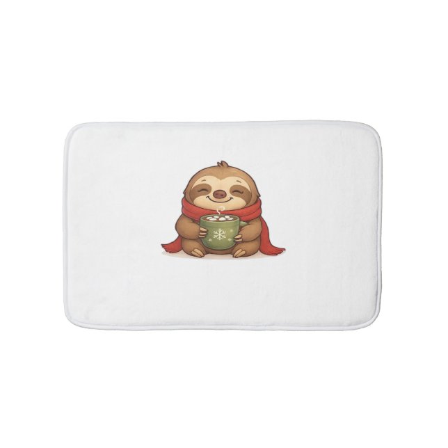 Mysigt Julslott med Hett Chocolate - Cute Win Badrumsmatta (Framsidan)