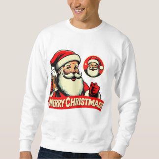 Mysigt jultröja - Festive Helgdag Design Lång Ärmad Tröja