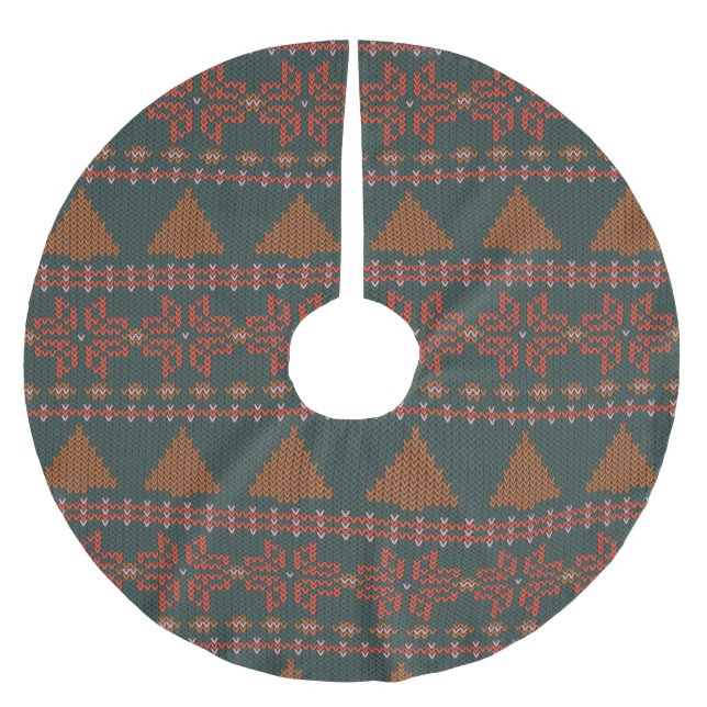 Mysigt Jumper vid kungen Julgransmatta Borstad Polyester (Framsidan)