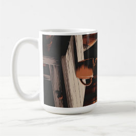 Mysigt kabinkaffekaffe hösten Rustic Home Decor Kaffemugg