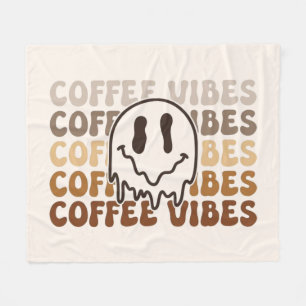 Mysigt kaffe fleecefilt