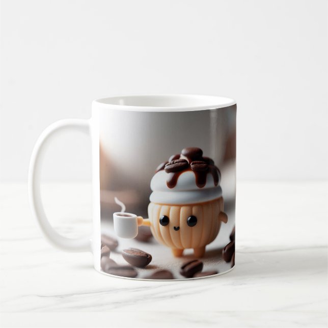 Mysigt kaffe med sött Mugg/kaffe Mugg (Vänster)