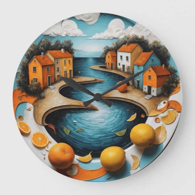 Mysigt kanal stor klocka (Framsida)