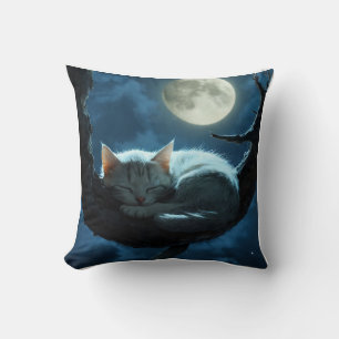 "Mysigt katt i full måndagskväll - Dreamy Ssov Kudde
