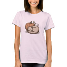 Mysigt katt och pumpkin - höstdesign
