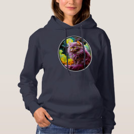 Mysigt katt Stil med Hoodie T Shirt