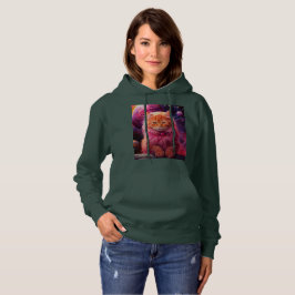 Mysigt katt Stil med Hoodie T Shirt