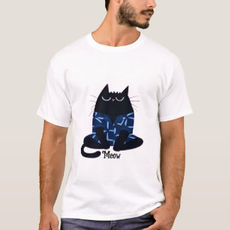 Mysigt katt t shirt