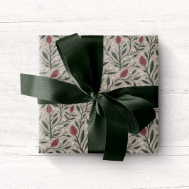 Mysigt klassisk Blommigt, Mönster Presentpapper