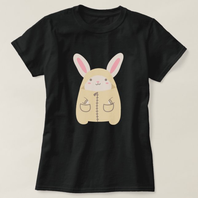 Mysigt knubbig bunny t shirt (Design framsida)